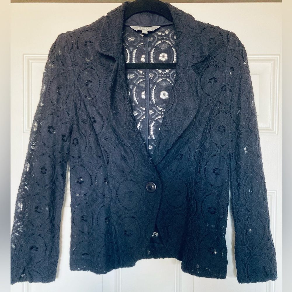 Kenar Black Lace Jacket